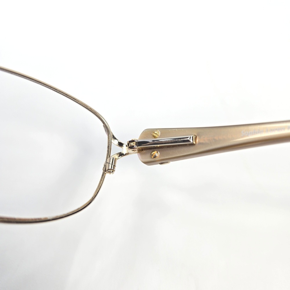 Zyloware Sophia Loren Eyeglasses‎ M169 Gold Tan Oval Metal Frames 50-17-140 - Picture 11 of 14